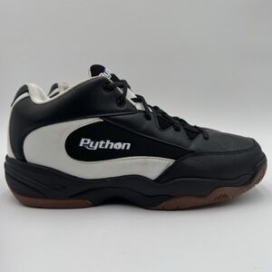 Python Deluxe Wide Shoes Mens 11.5 Black Racquetball Squash Badminton Volleyball